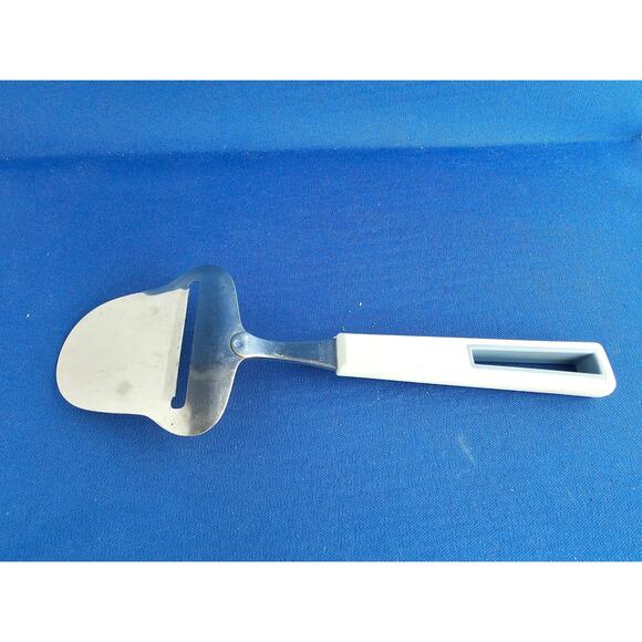 Vintage Tempo Stainless Steel Cheese Slicer/Server w/White Handle - Japan - Picture 4 of 8